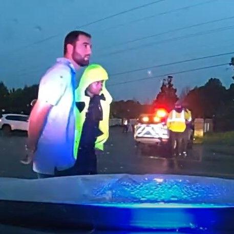 LMPD dash cam footage of Scottie Scheffler arrest